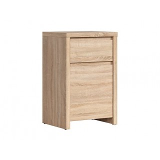 Skap KASPIAN 49x77 cm - eik sonoma - 1 dør - 1 skuff