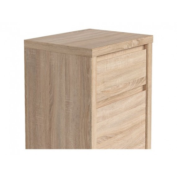 Skap KASPIAN 49x77 cm - eik sonoma - 1 dør - 1 skuff