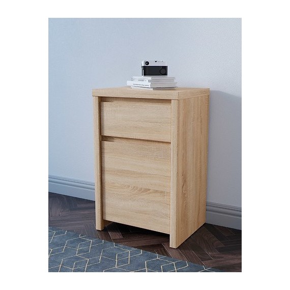 Skap Matera 49x77 cm - Eik sonoma - 1 dør - 1 skuff