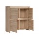 Skap Matera 105x113 cm - Eik sonoma - 4 dører
