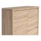 Skap KASPIAN 105x113 cm - eik sonoma - 4 dører