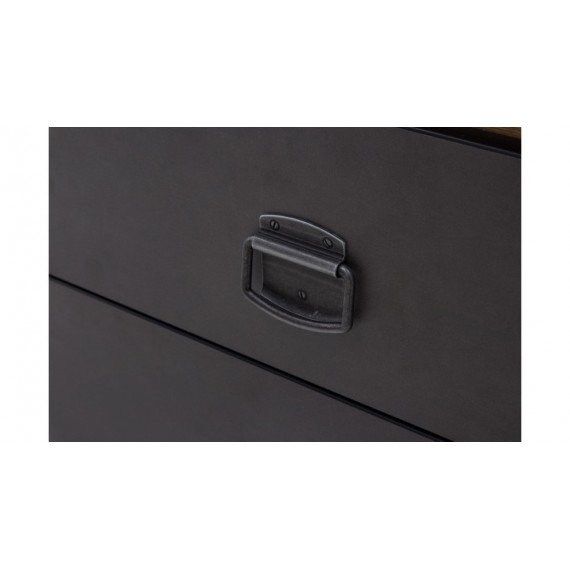 Reol Fargo 90x140 cm - Grå - Trelook - 2 skuffer