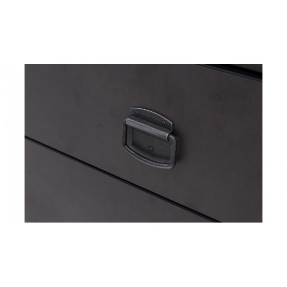 Kommode Fargo 90x90 cm - Grå - Trelook - 3 skuffer