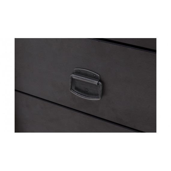 Nattbord Fargo 45x50 cm - Grå - Trelook - 2 skuffer