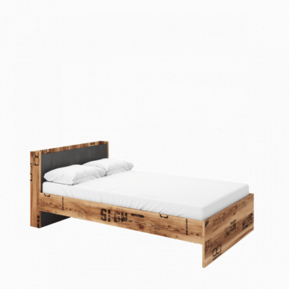 Seng Fargo 120x200 cm - Grå - Trelook