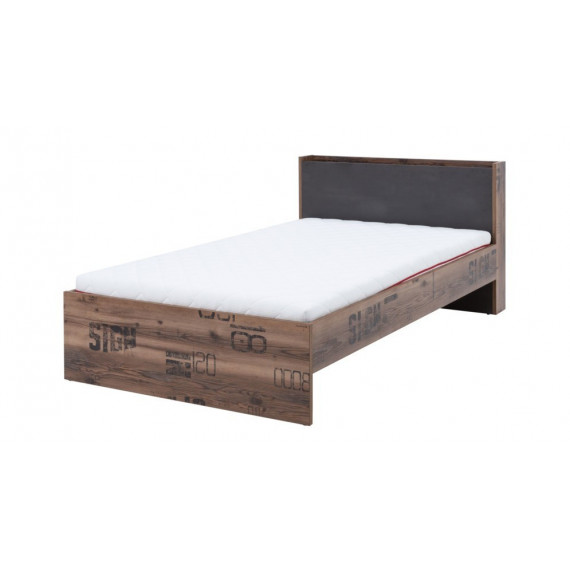 Seng Fargo 90x200 cm - Grå - Trelook