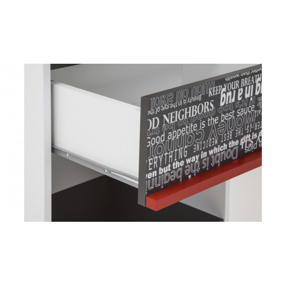 Reol Philosophy 55x198 cm - 1 skuff