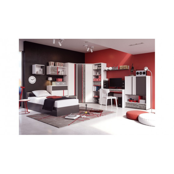 Reol Philosophy 55x198 cm - 1 skuff