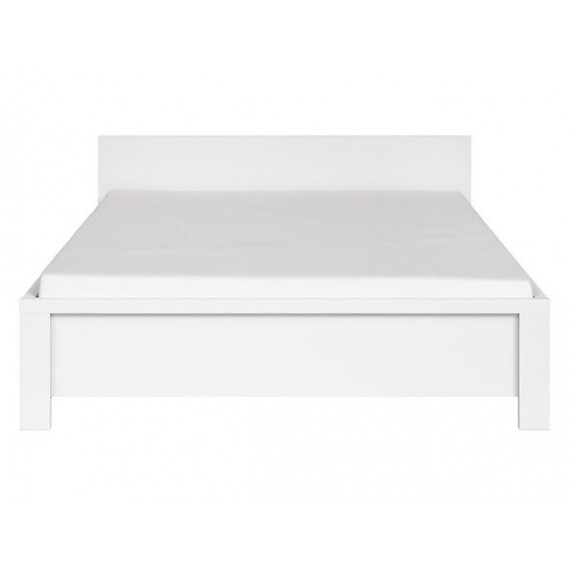 Seng Saga 140x200 cm - Hvit matt