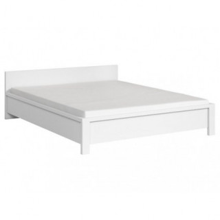 Seng Saga 160x200 cm - Hvit matt