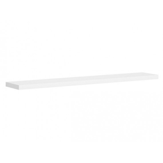 Hylle Saga 144 cm - Hvit matt