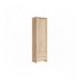 Skap KASPIAN 56x201 cm - eik sonoma - 1 dør - 2 skuffer
