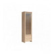 Vitrineskap KASPIAN 56x201 cm - eik sonoma - 1 dør - 2 skuffer - LED