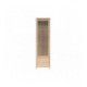 Vitrineskap KASPIAN 56x201 cm - eik sonoma - 1 dør - 2 skuffer - LED