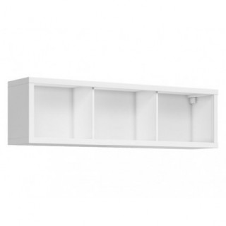 Veggskap Saga 144x40 cm - Hvit matt