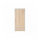 Garderobeskap KASPIAN 90x201 cm - hvit matt - eik sonoma - 2 dører - 2 skuffer