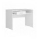 Skrivebord Nepo 100x76 cm - hvit matt - 1 skuff
