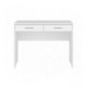 Skrivebord NEPO 100x76 cm - hvit matt - 2 skuffer