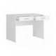 Skrivebord NEPO 100x76 cm - hvit matt - 2 skuffer