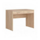 Skrivebord NEPO 100x76 cm - eik sonoma - 2 skuffer