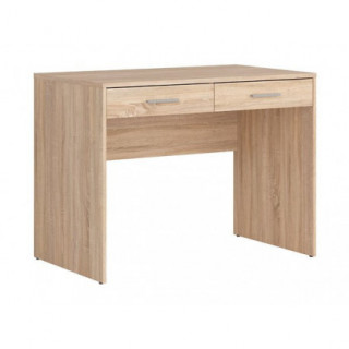 Skrivebord NEPO 100x76 cm - eik sonoma - 2 skuffer