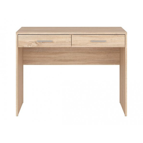 Skrivebord Zoom 100x76 cm - Eik sonoma - 2 skuffer