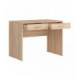 Skrivebord Zoom 100x76 cm - Eik sonoma - 2 skuffer