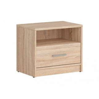 Nattbord NEPO 50x43 cm - eik sonoma - 1 skuff