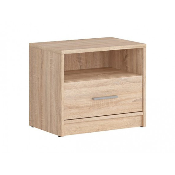 Nattbord NEPO 50x43 cm - eik sonoma - 1 skuff