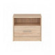 Nattbord NEPO 50x43 cm - eik sonoma - 1 skuff