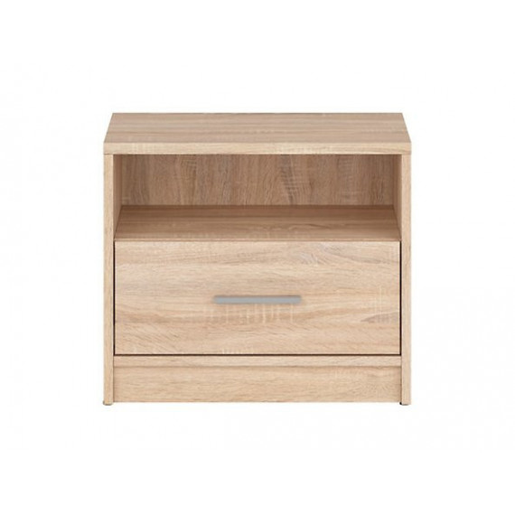 Nattbord NEPO 50x43 cm - eik sonoma - 1 skuff