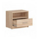 Nattbord Zoom 50x43 cm - Eik sonoma - 1 skuff