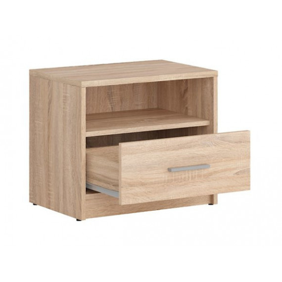 Nattbord NEPO 50x43 cm - eik sonoma - 1 skuff