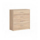 Kommode NEPO 80x84 cm - eik sonoma - 4 skuffer