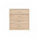 Kommode Zoom 80x84 cm - Eik sonoma - 4 skuffer