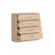 Kommode NEPO 80x84 cm - eik sonoma - 4 skuffer