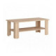 Sofabord med hylle Zoom 115x46 cm - Eik sonoma