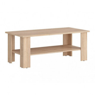 Sofabord med hylle Zoom 115x46 cm - Eik sonoma