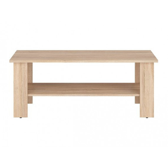 Sofabord med hylle Zoom 115x46 cm - Eik sonoma