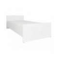Seng NEPO 90x200 cm - hvit matt