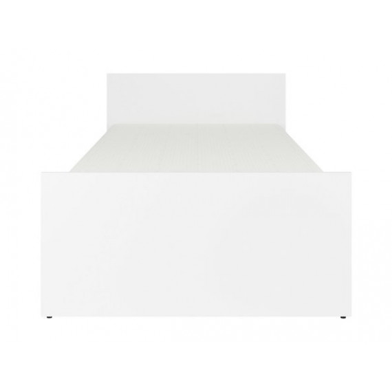 Seng NEPO 90x200 cm - Hvit matt