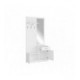 Entregarderobe Nepo 90x185,5 cm - Hvit matt