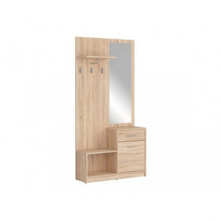 Entregarderobe Zoom 90x185,5 cm - Eik sonoma