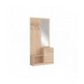 Entregarderobe Zoom 90x185,5 cm - Eik sonoma