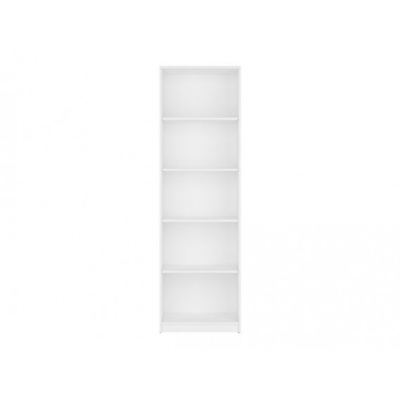 Reol Nepo 60x197 cm - hvit matt - 4 hyller