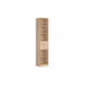 Skap Zoom 40x197 cm - Eik sonoma - 2 skuffer