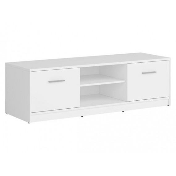 TV-benk Nepo 139x43 cm - Hvit matt - 2 dører