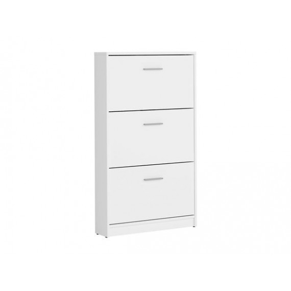 Skoskap Nepo 70x121 cm - Hvit matt