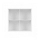 Veggskap Nepo 77x75 cm - hvit matt