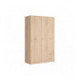 Garderobe Zoom 119x197 cm - eik sonoma - 3 dører - 2 skuffer